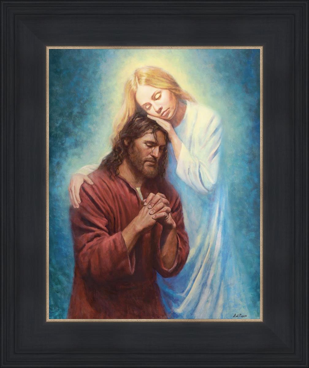 Angel Mother by Del Parson - Religious Wall Art for Home Decor - Perfect for Living Room, Bedroom & Church Inspirational Decor