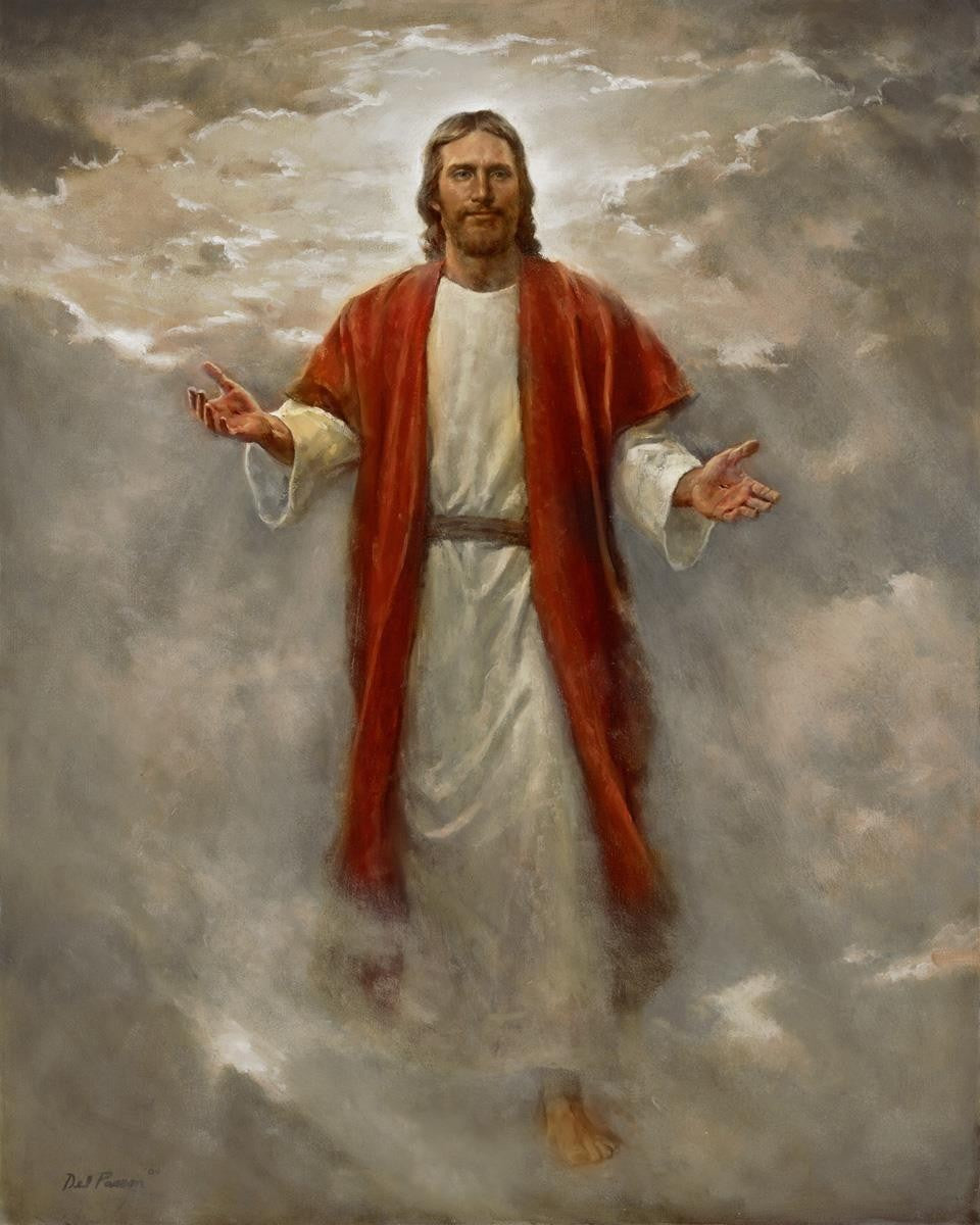In His Glory Gallery Wrap Canvas Art - Religious Wall Decor for Home, Church & Office - Perfect for Living Room, Bedroom & Prayer Spaces