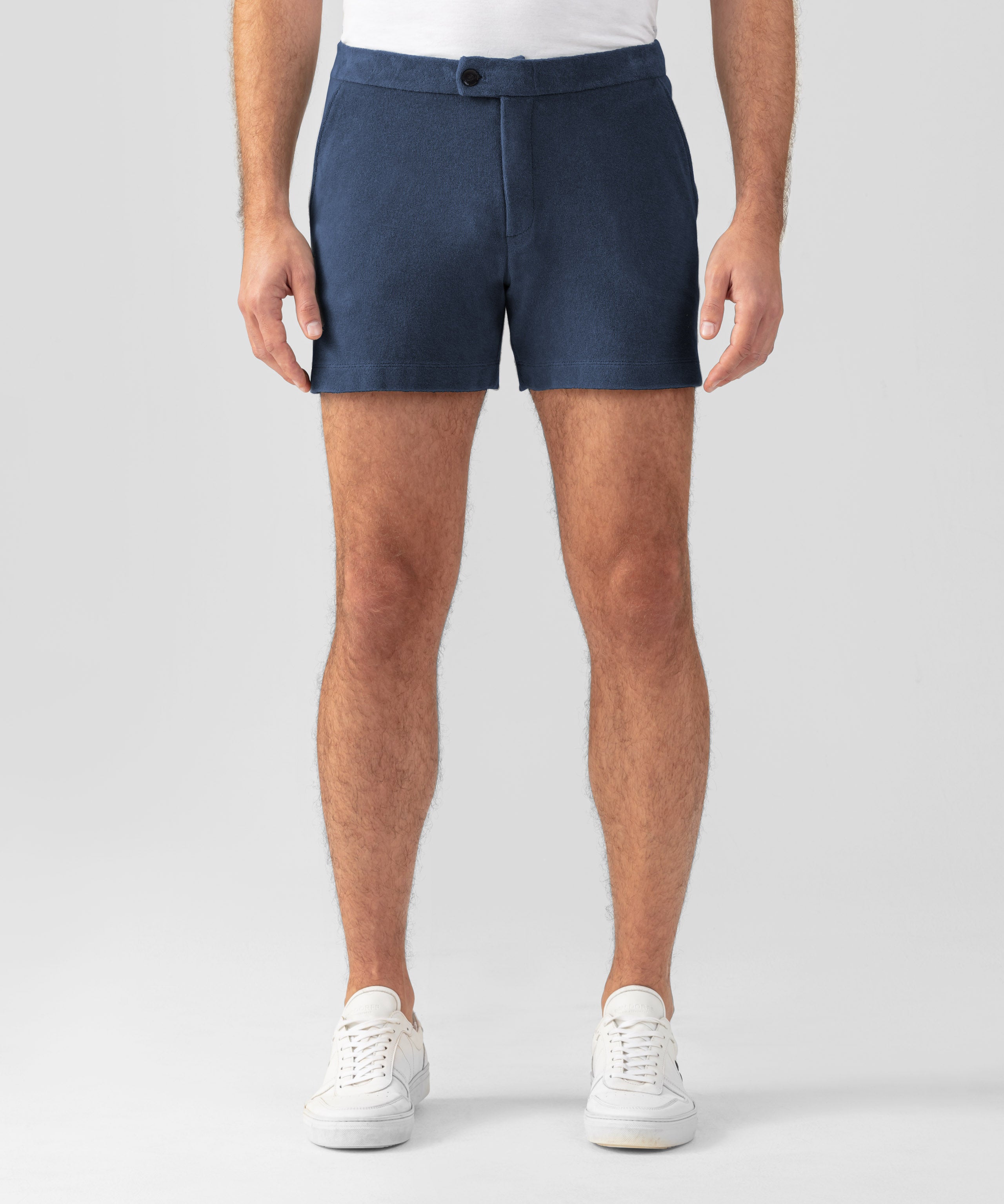 Ron Dorff Men's Cotton Terry Tennis Shorts - Breathable & Comfortable for Sports, Gym, and Casual Wear