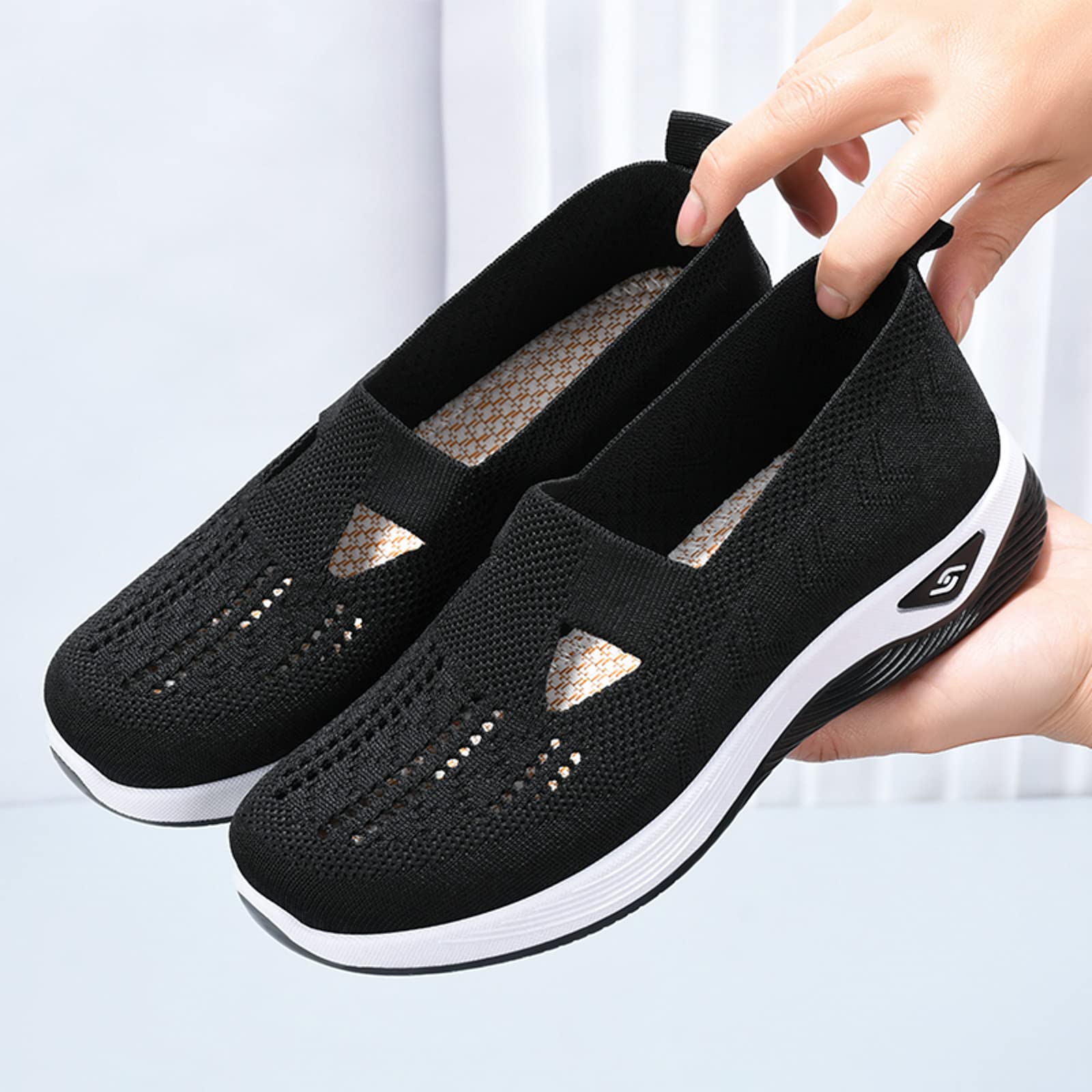 Women's White Sneakers - Breathable Dressy Workout & Casual Shoes for Business, Nursing & Comfort | Perfect for Work, Gym & Everyday Wear