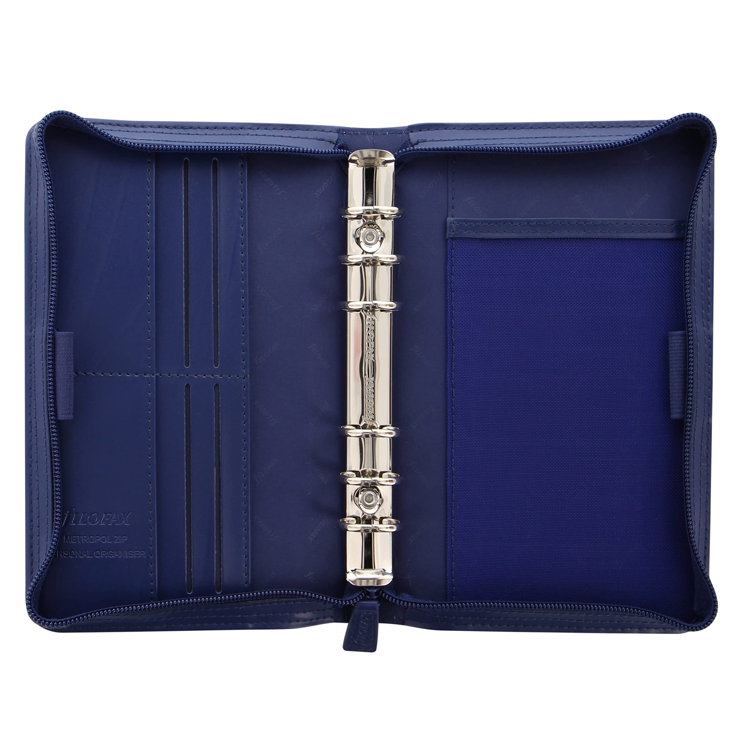 Filofax 026982 Metropole Personal Organizer - Navy Blue Bible Zip Planner for Work, School & Daily Scheduling | Perfect for Professionals, Students & Organizing Tasks