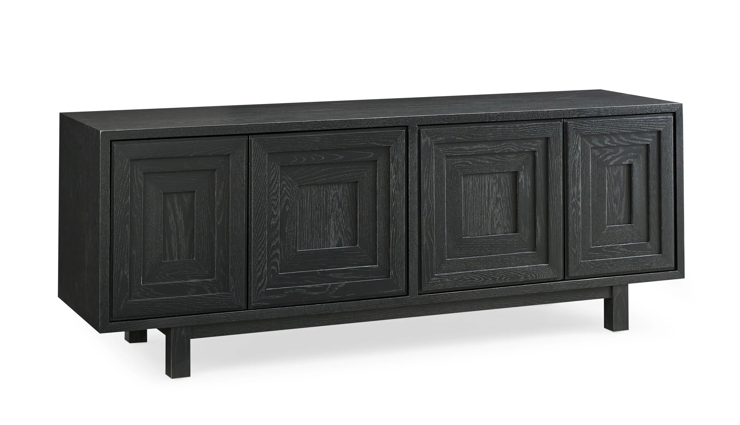 Modern Spencer Media Console for TV Stand - Stylish Entertainment Center with Storage for Living Room, Bedroom & Home Theater