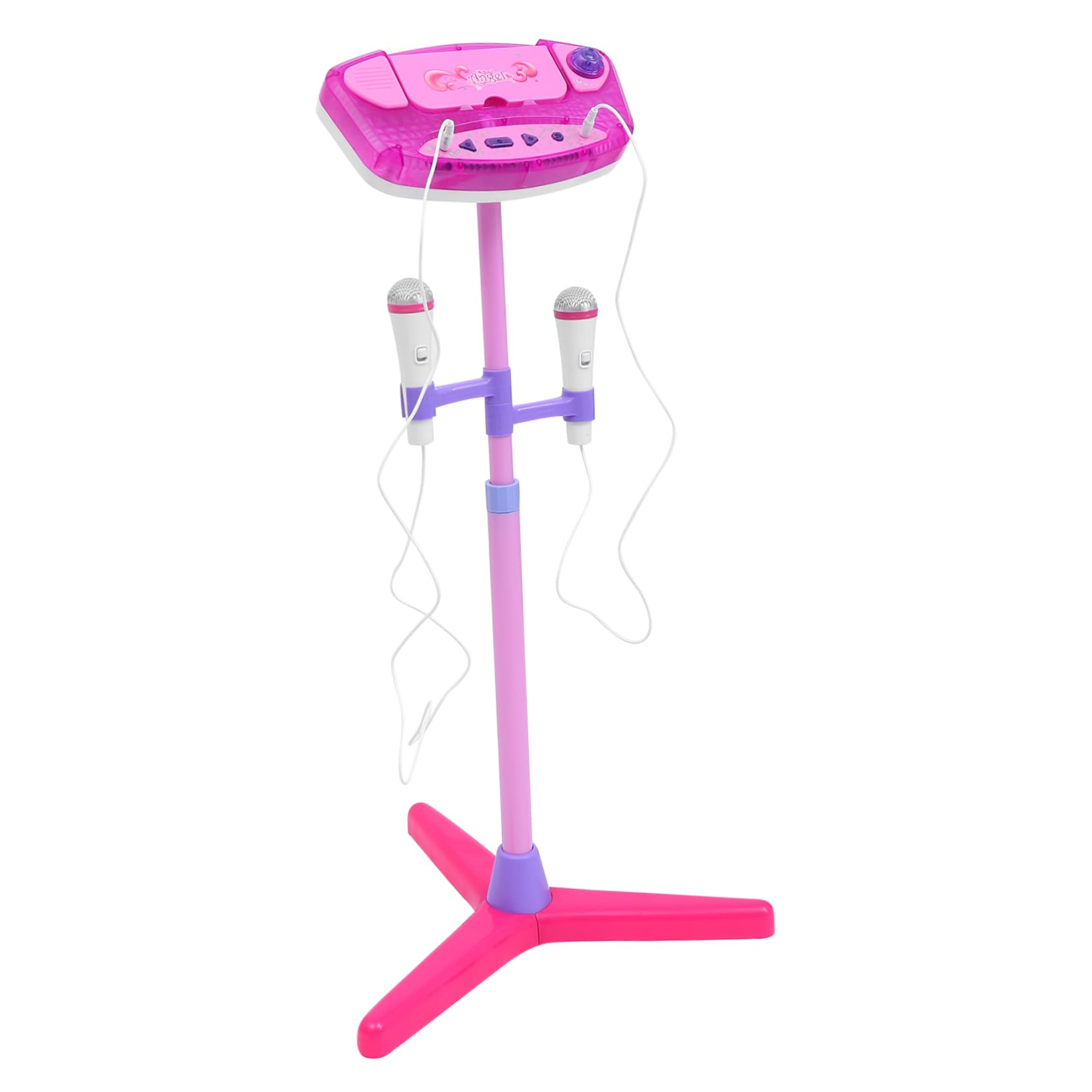 NESTINGHO Wireless Toy Microphone for Kids - Adjustable Stand, Singing & Talking Simulation Microphone - Perfect for Karaoke, Birthday Parties & Pretend Play