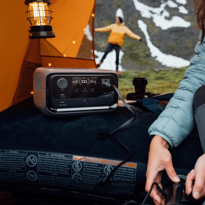 EcoFlow RIVER 3 Plus Portable Power Station with Smart Extra Battery - Perfect for Camping, RV Trips & Emergency Backup Power