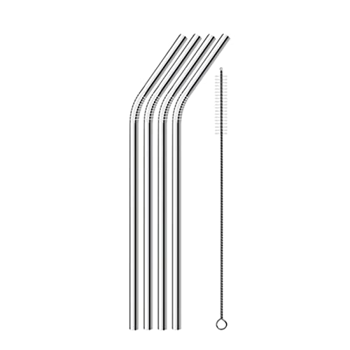 4 Bent Straws Set