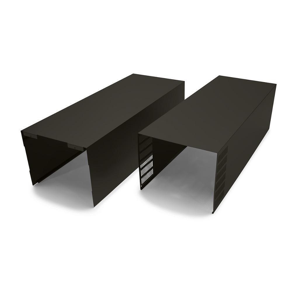 Amana EXTKIT14HBS Black Stainless Steel Chimney Extension Kit for Wall Mount Range Hoods - Perfect for Kitchen Ventilation and Home Improvement Projects