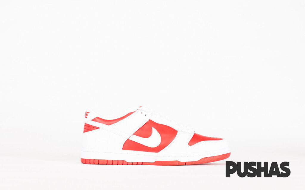 Nike Dunk Low 'Championship Red' GS Sneakers (2021) - Basketball Shoes for Kids & Teens - Perfect for School, Sports & Casual Wear
