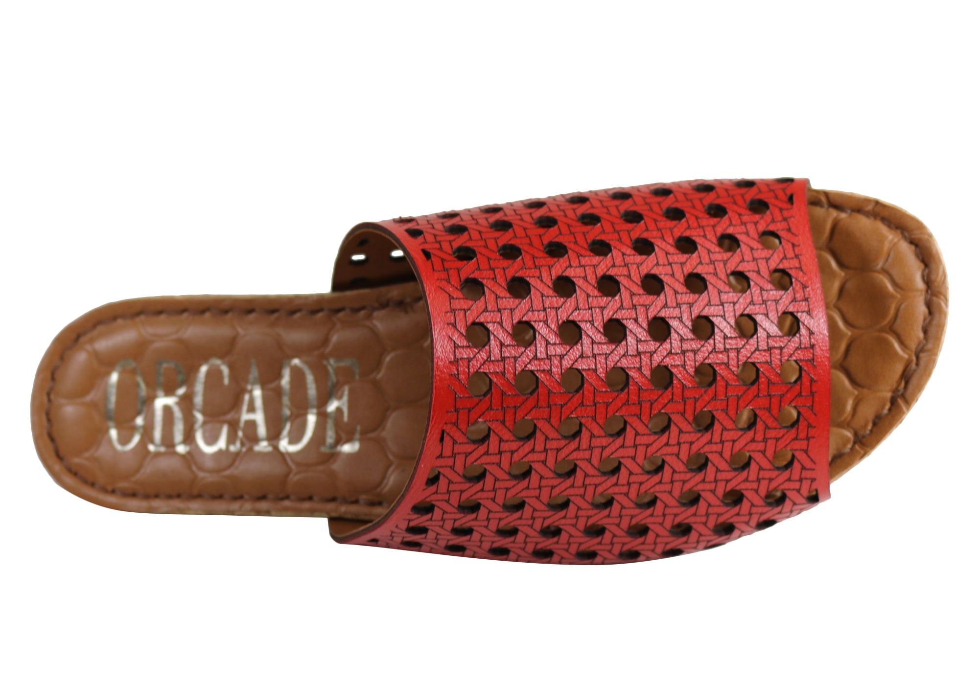 Orcade Deedee Women's Comfortable Leather Slides Sandals - Made in Brazil - Casual Summer Shoes for Beach, Pool & Home Wear