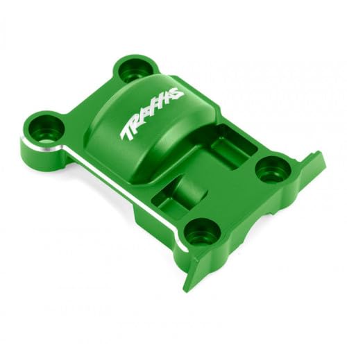 Traxxas 7787-GRN Green Aluminum Gear Cover - Durable Replacement Part for RC Cars & Trucks - Perfect for Off-Road Bashing, Racing & Maintenance