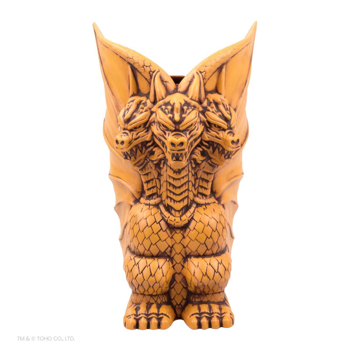 King Ghidorah Tiki Mug - Collectible Godzilla Monster Ceramic Cup for Tropical Cocktails & Home Bar Decor - Perfect for Themed Parties, Anime Fans & Kaiju Lovers