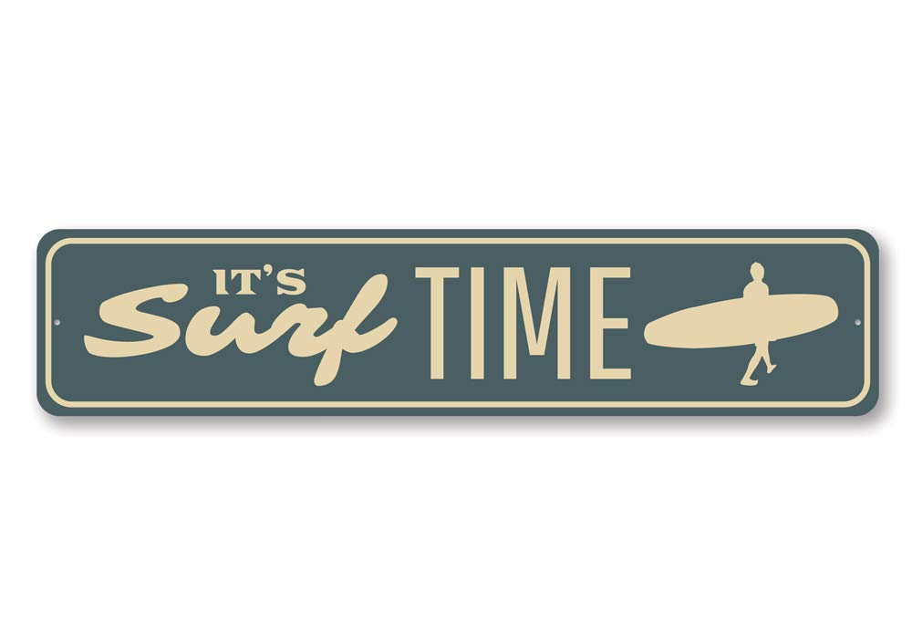 Surfboard Wall Art - Coastal Beach House Decor Aluminum Sign 6