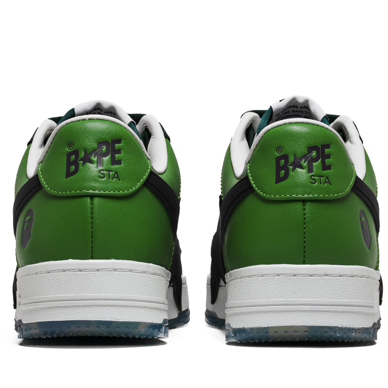 Bape Sta OS Sneakers - Green Camo Streetwear Shoes for Men & Women | Casual Wear, Hip Hop Fashion, Urban Lifestyle