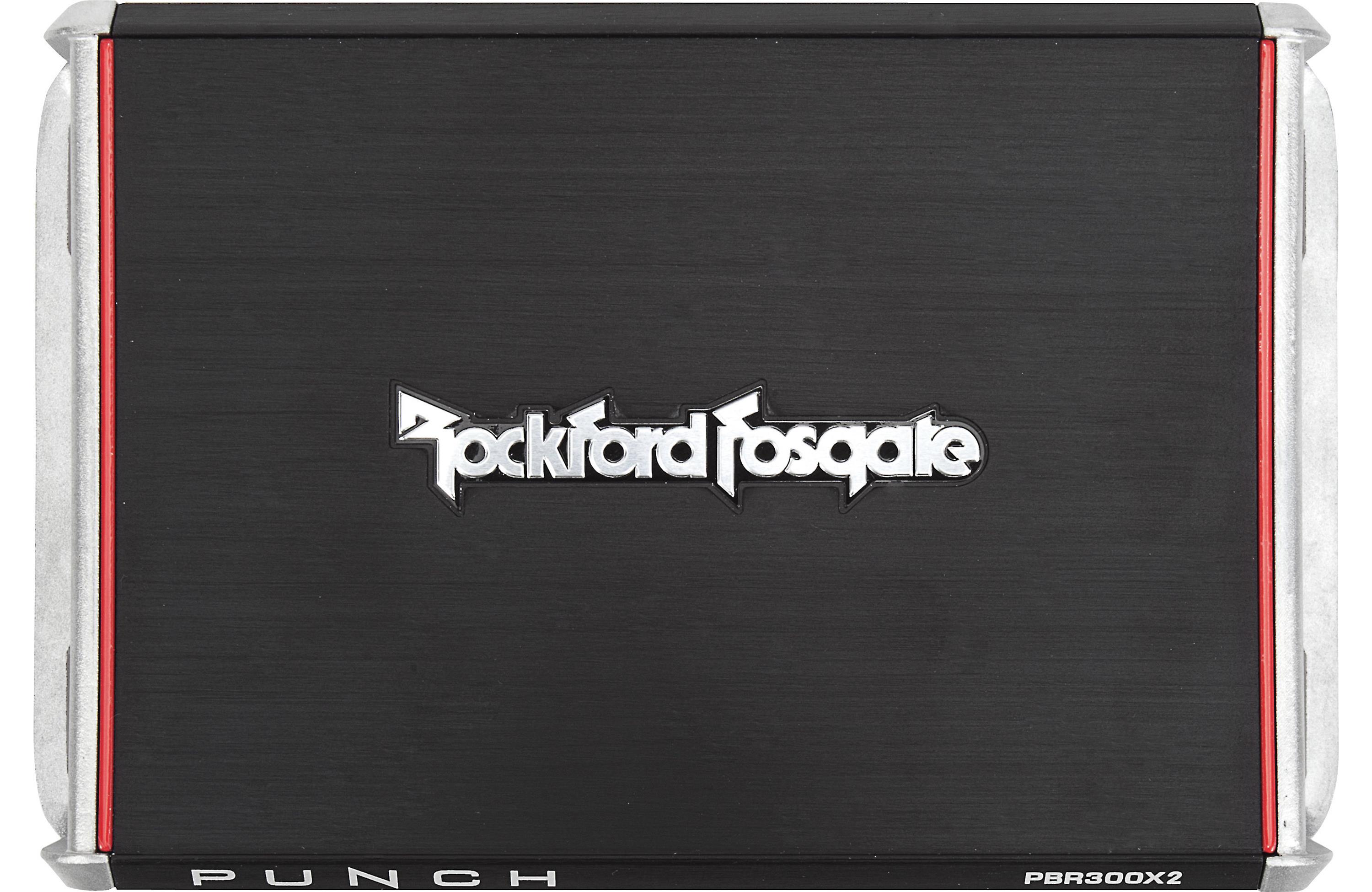 Rockford Fosgate PBR300X2 2-Channel Marine Amplifier - 300W Power for Boats & Watercraft - Perfect for Marine Audio Systems & Outdoor Adventures