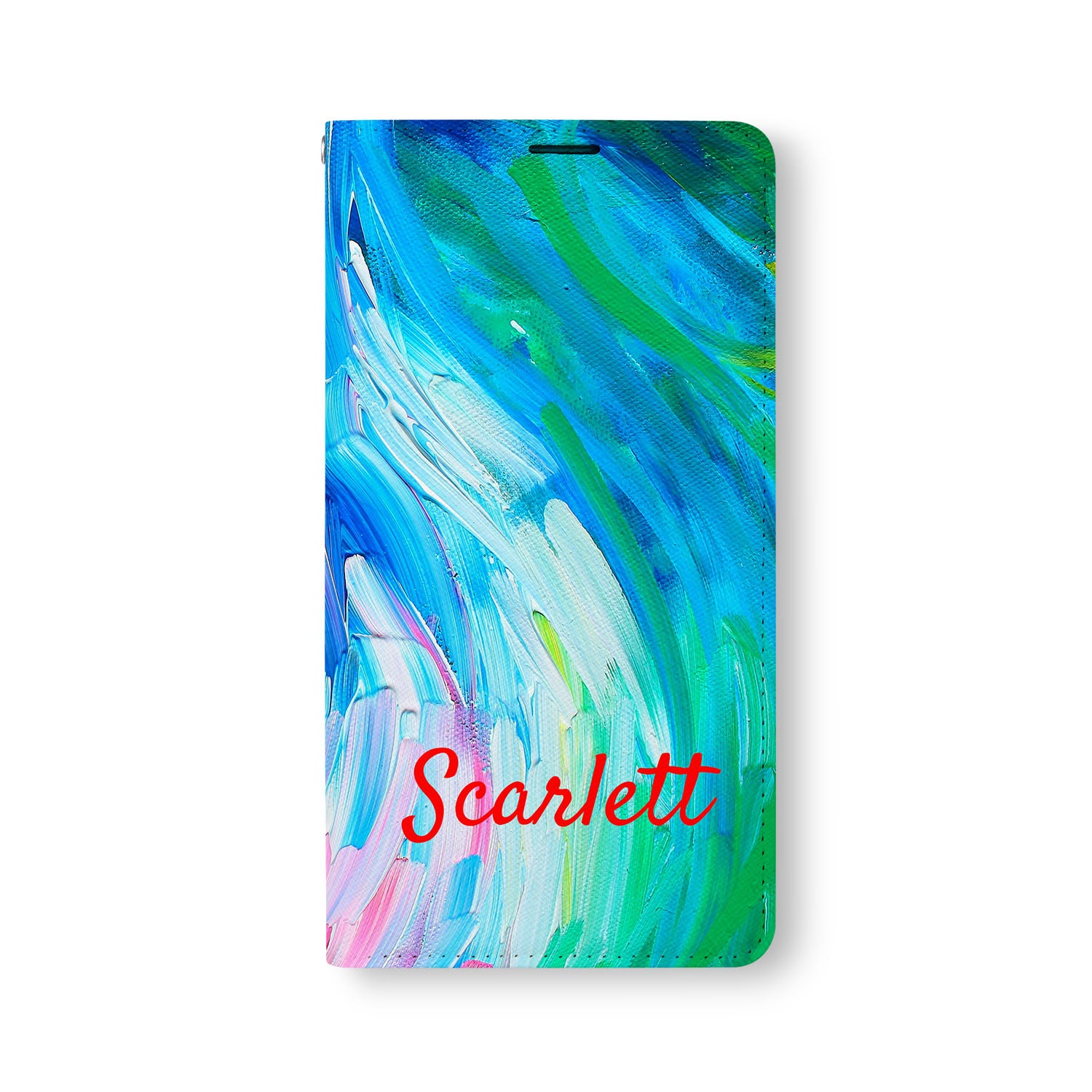 Premium iPhone Wallet Case with Abstract Art Design - Slim & Protective Phone Cover for Everyday Use, Travel, and Business