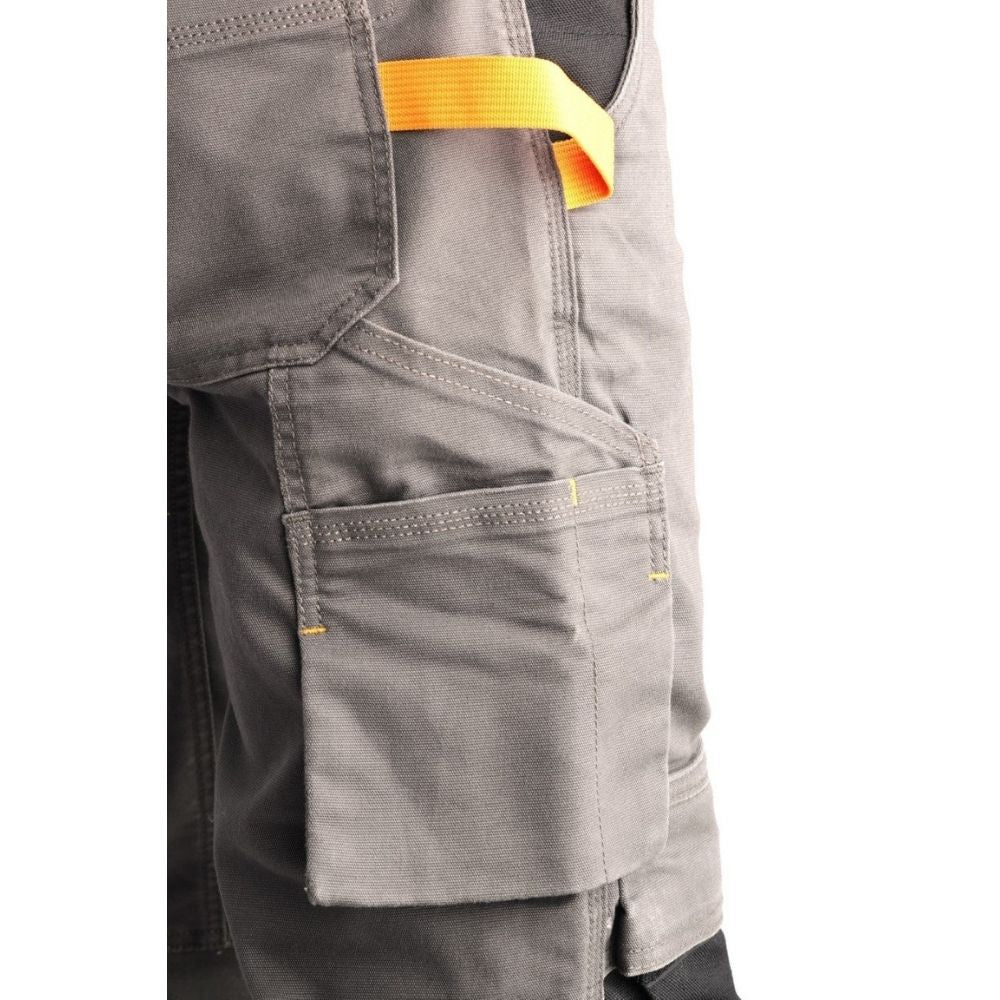 Timberland PRO Ironhide Men's Knee Pad Work Pants - Gun Metal TB0A1OYL | Durable Construction Workwear for Carpentry, Roofing & Heavy Duty Jobs