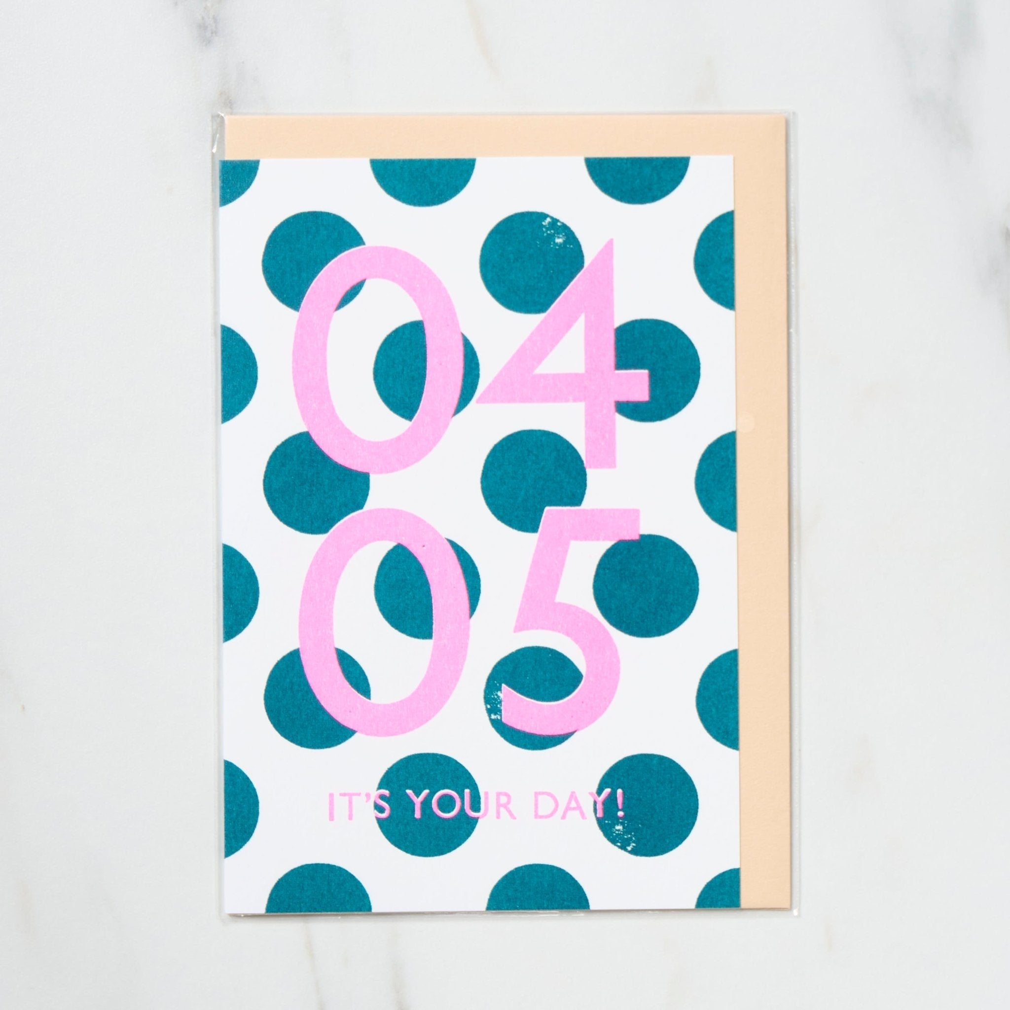 365 Find Your Day Card - April Edition | Premium Letterpress Greeting Card for Birthdays, Anniversaries & Special Occasions