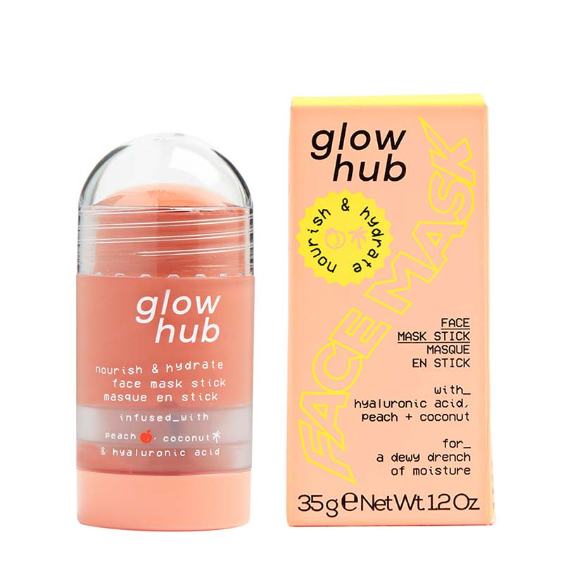 Glow Hub Nourishing & Hydrating Face Mask Stick for Dry Skin - On-the-Go Skincare & Travel Essential