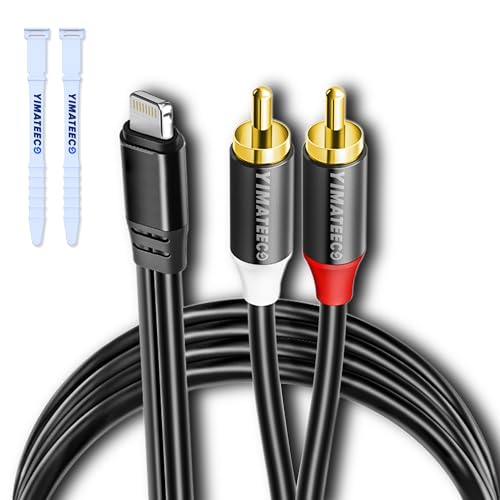 Lightning to 2 Rca - Black