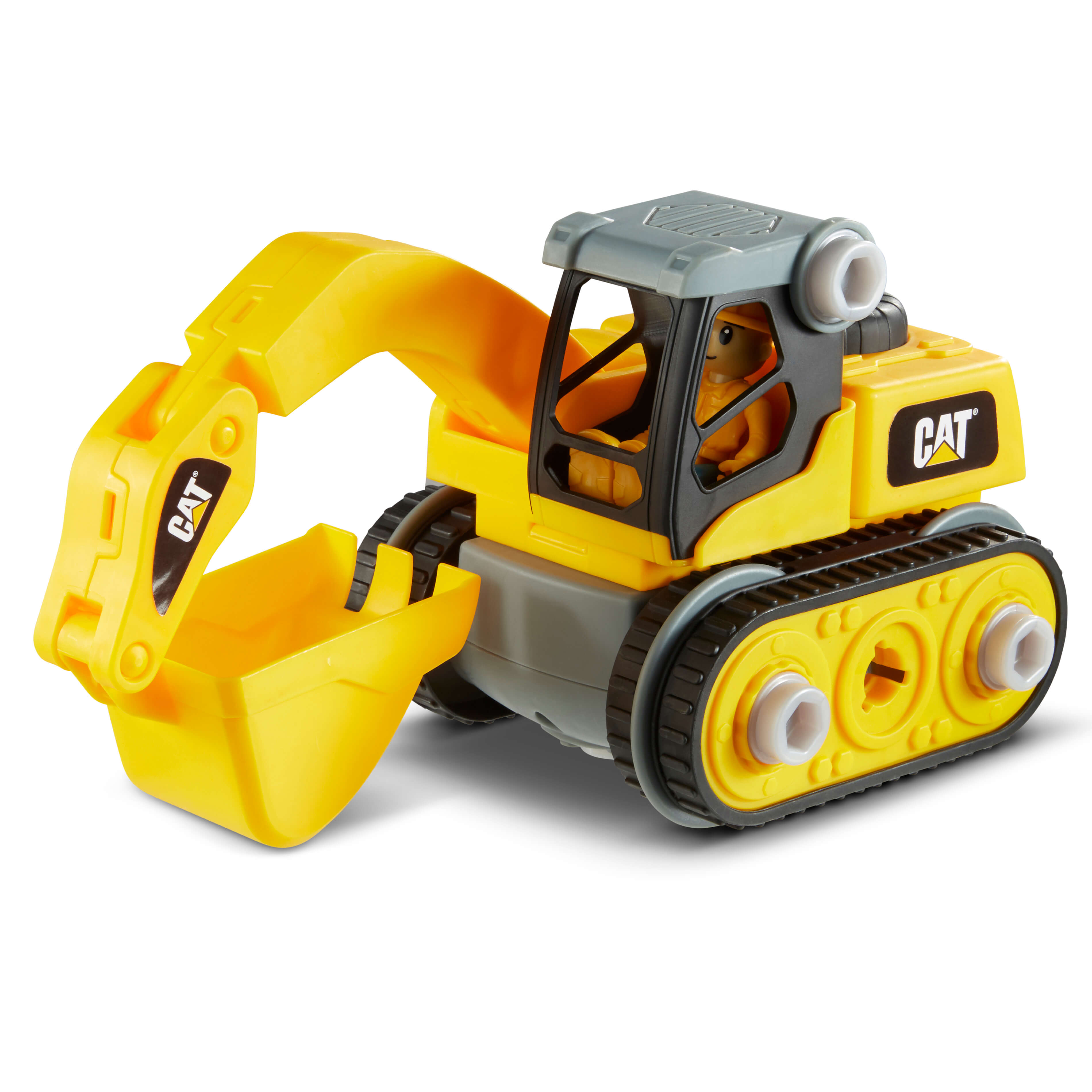 DIY Junior Crew Excavator Toy Kit - STEM Educational Construction Set for Kids Ages 6-12 | Perfect for Birthday Gifts, Classroom Activities & Pretend Play Construction Site Scenes