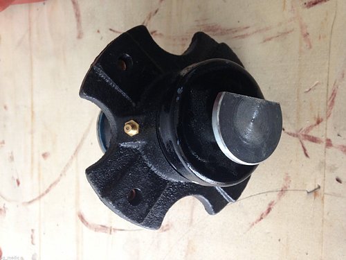 Rhino Alamo Rotary Cutter Tapered Roller Bearing Tailwheel Hub (Part #00776214) - Durable Replacement for Farming & Landscaping Equipment