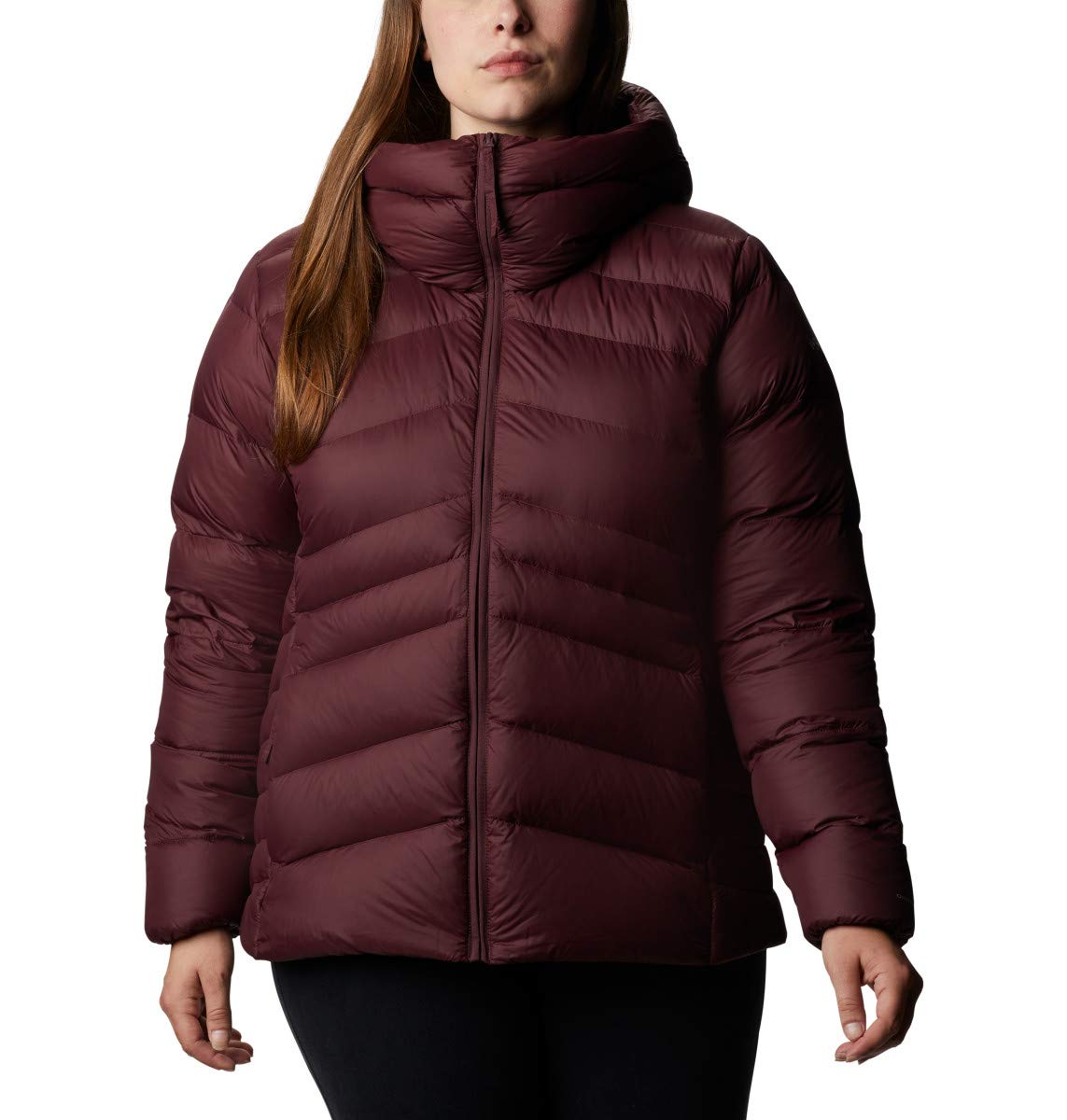 Columbia Women's Autumn Park Down Hooded Jacket - Lightweight Warm Winter Coat for Hiking, Travel & Outdoor Activities