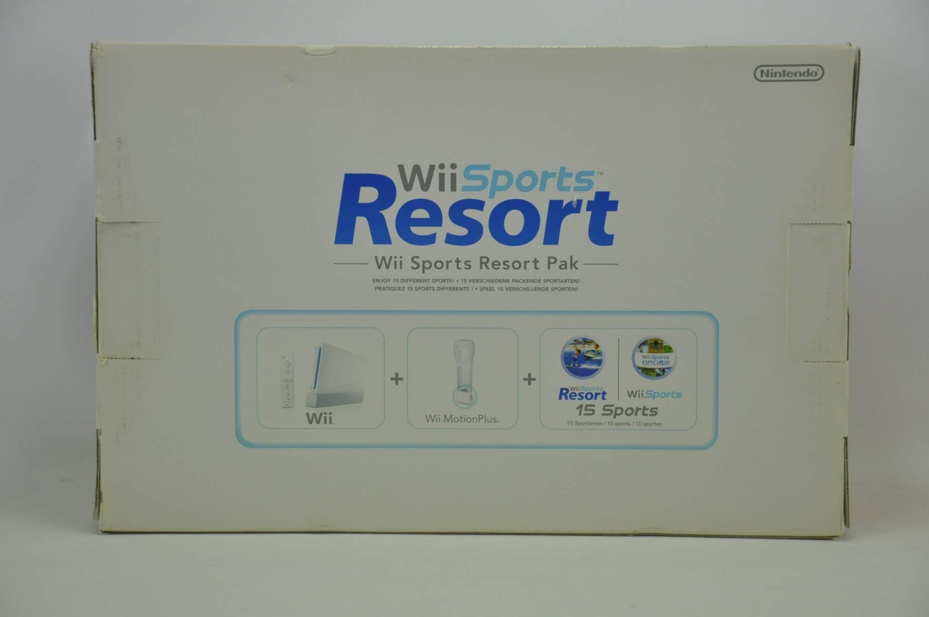 Nintendo Wii Console - White with Wii Sports Resort Bundle | Family Fun Gaming System for Kids & Adults | Perfect for Parties, Fitness & Multiplayer Entertainment
