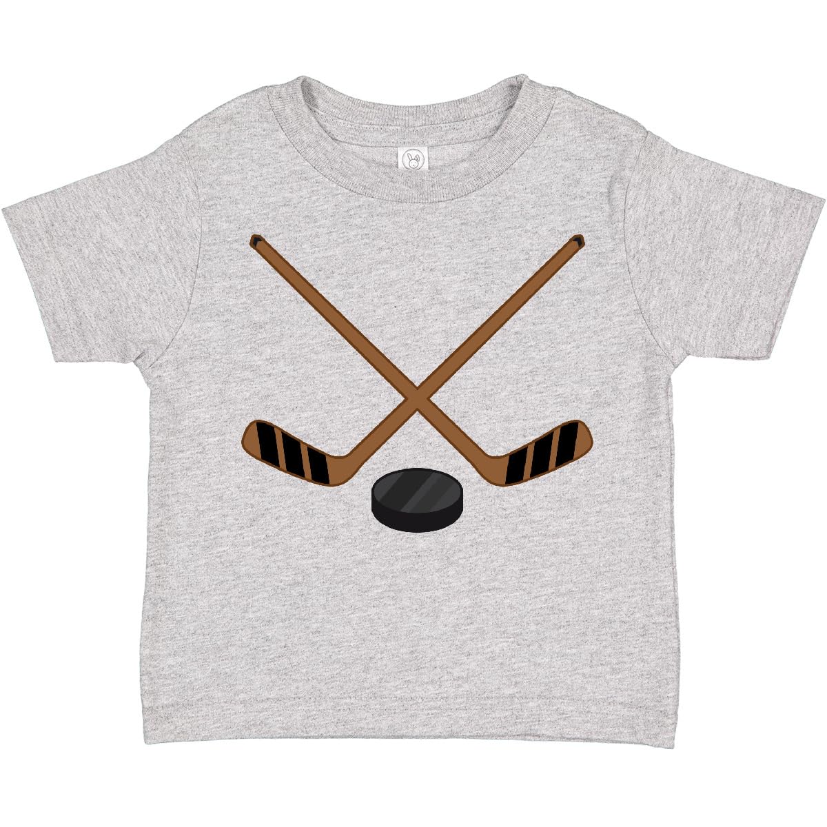 Inktastic Sports Hockey Sticks Toddler T-Shirt - Cute Hockey Fan Outfit for Boys & Girls - Perfect for Game Day, Birthday Parties & Playdates