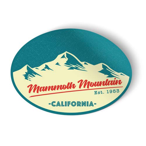 Squiddy Mammoth Mountain California Vinyl Sticker Decal - Waterproof, Durable 3