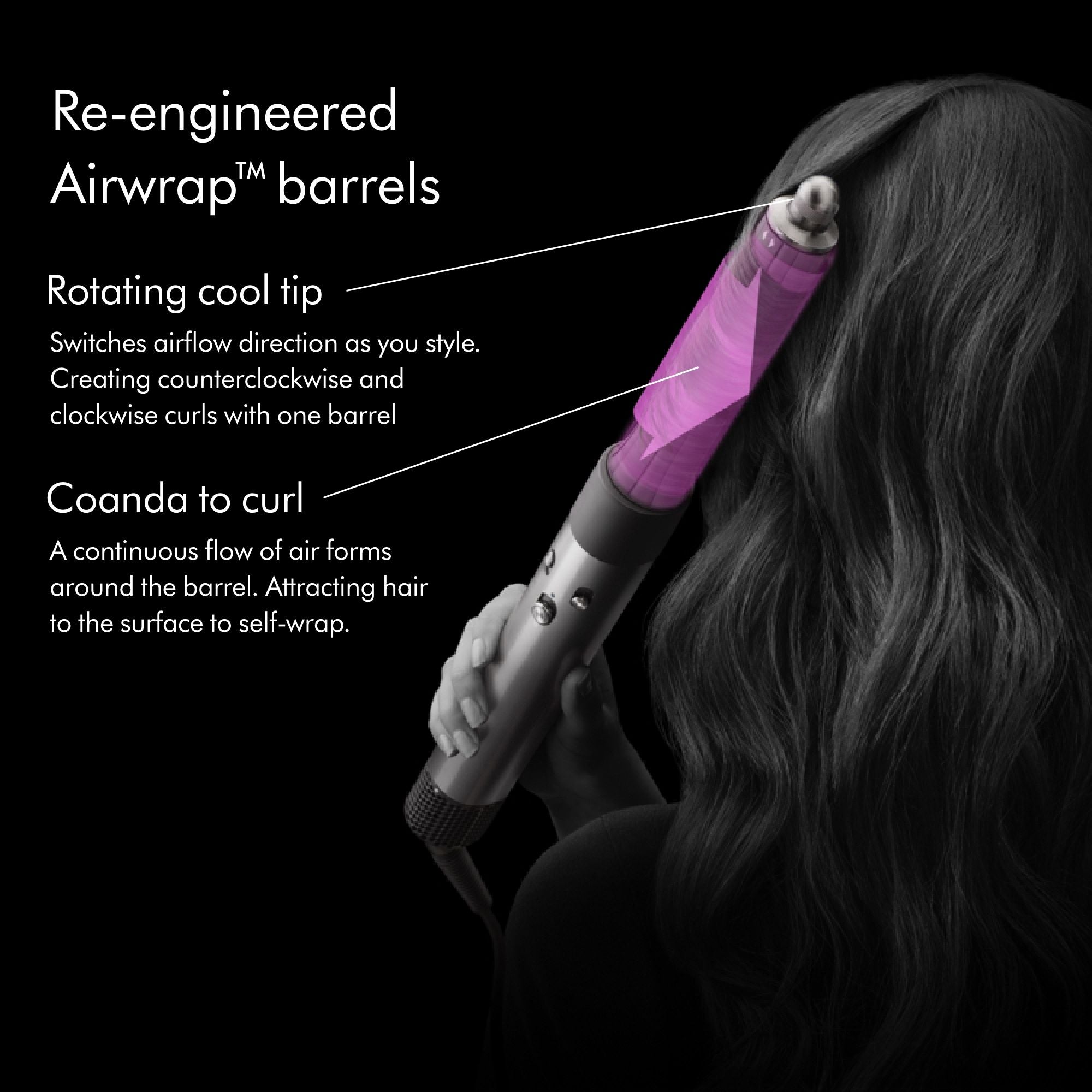 Dyson Airwrap Multi-Styler Complete Long - Hair Styler & Volumizer for Long Hair - Perfect for Salon-Quality Blowouts, Curls & Waves at Home