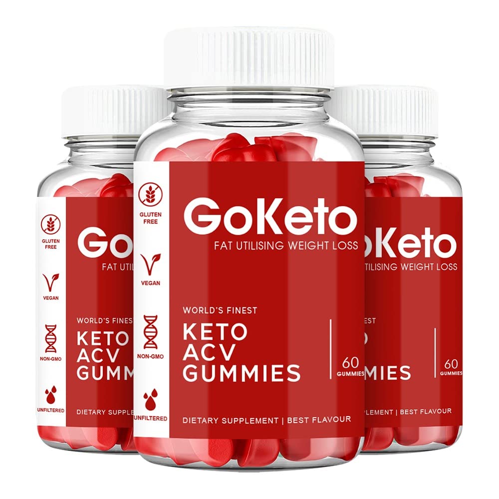 Go Keto Gummies for Weight Loss (3 Pack) - 180 Ketogenic Diet Supplement Gummies - 3 Month Supply - Supports Ketosis & Appetite Control - Perfect for Low Carb Lifestyle & On-the-Go Nutrition