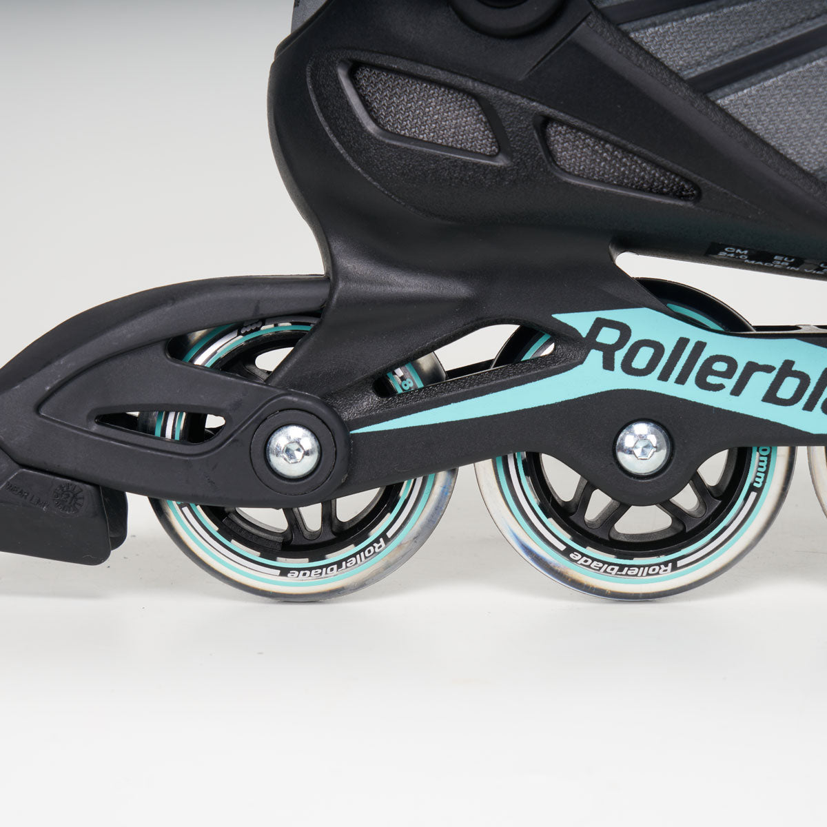 Rollerblade Zetrablade Women's Inline Skates - Softboot Design, Black/Light Blue - Perfect for Fitness, Recreation & Outdoor Skating