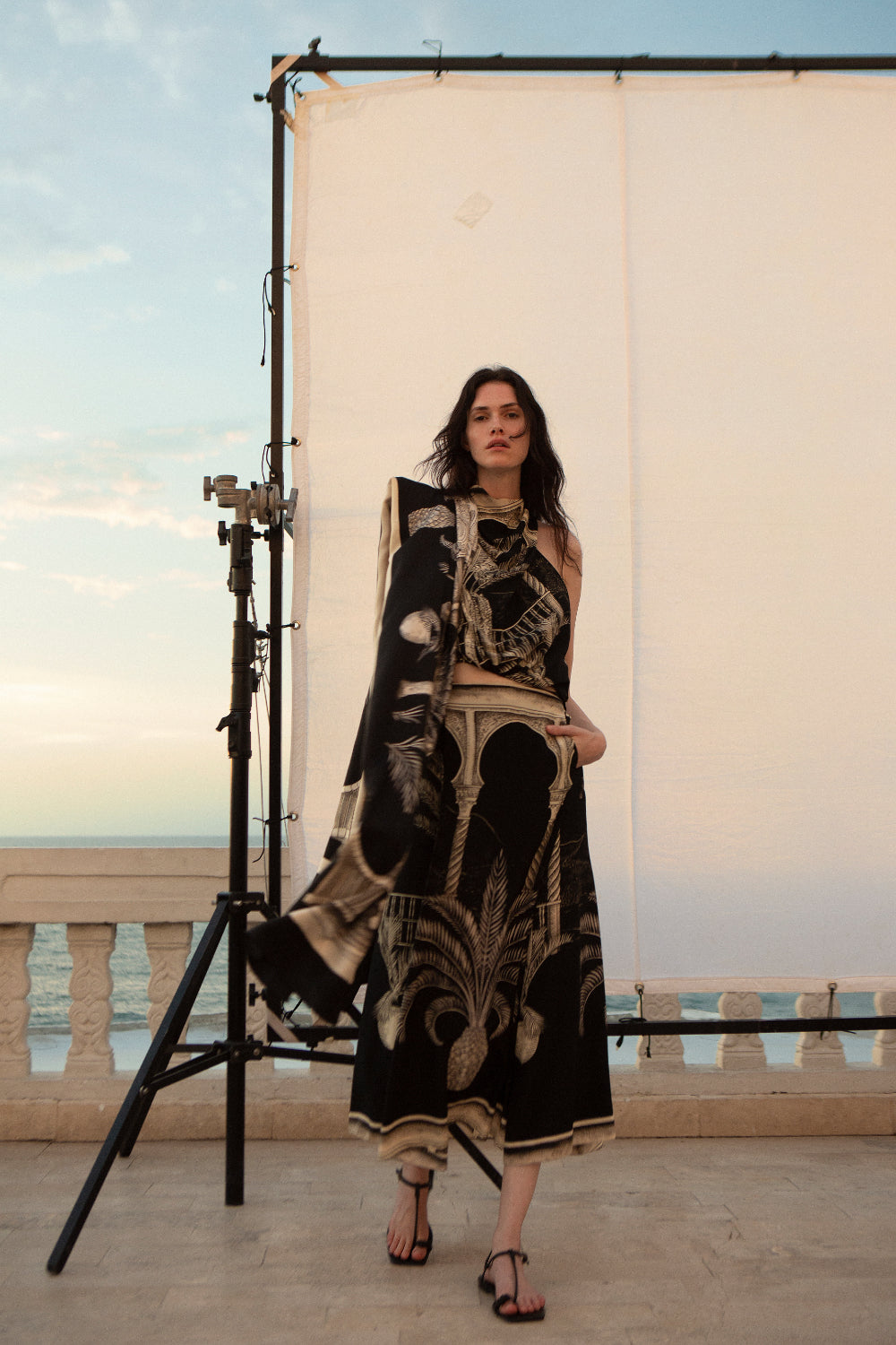 Poems Of The Sea Skirt - Romantic Beach Cover Up for Women | Perfect for Vacations, Poolside & Summer Outfits