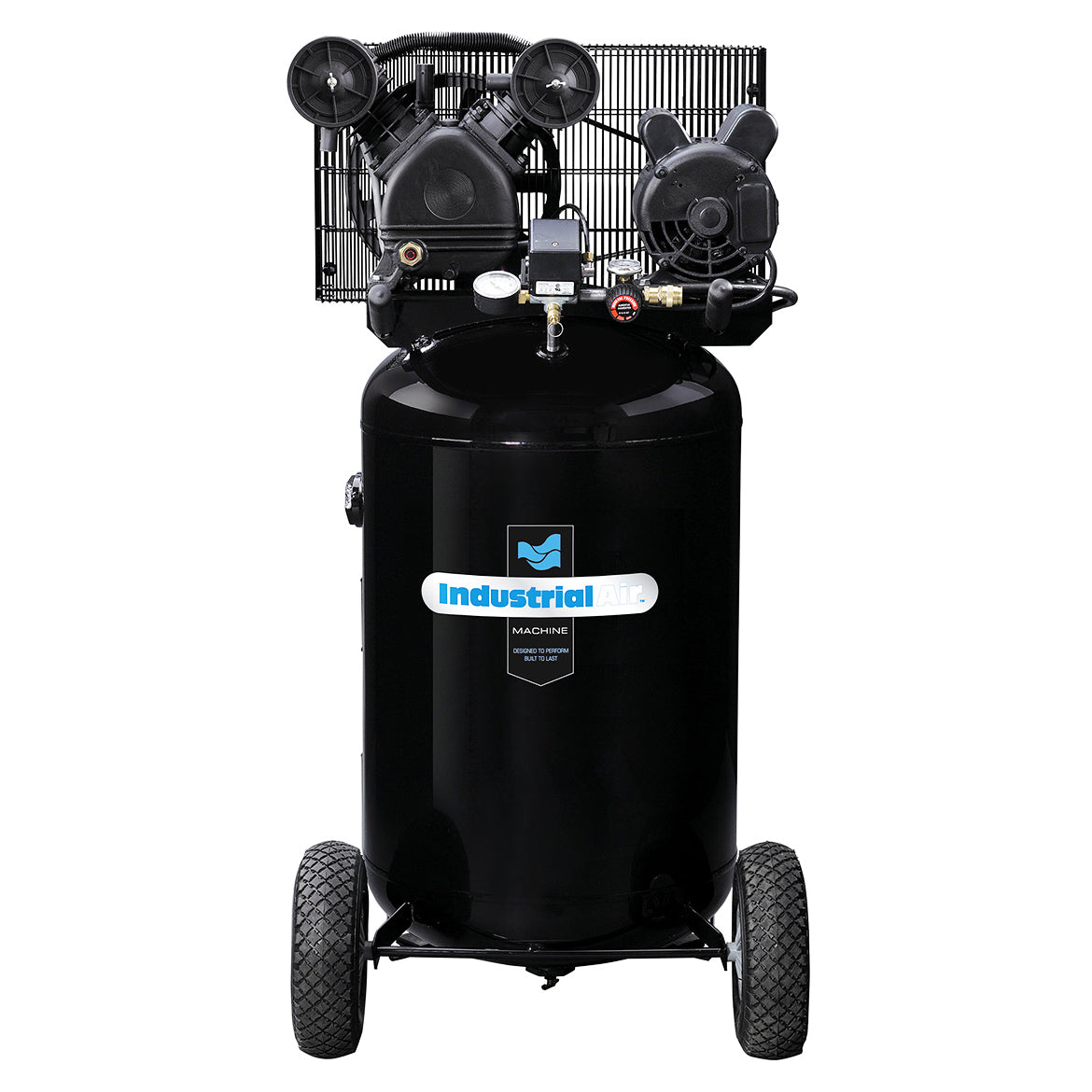Industrial Air ILA1683066 120/240 Volt 30 Gallon 1.6 HP Vertical Air Compressor - Powerful & Quiet for Home Garage, Workshop, and DIY Projects