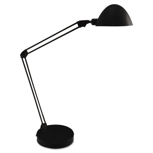 Ledu 5W LED Desk Lamp with Adjustable Arm, Black L9142BK - Energy Efficient Task Lighting for Home Office, Study, and Reading