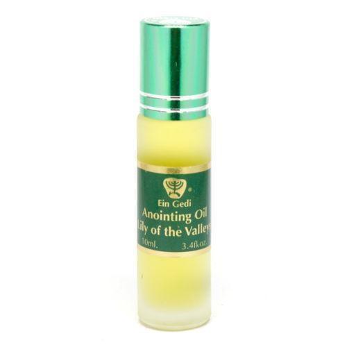 Ein Gedi Holy Land Anointing Oil - Lily of the Valley Scented Roll-On 10ml, Blessed in Jerusalem | Spiritual Prayer, Meditation & Religious Ceremonies