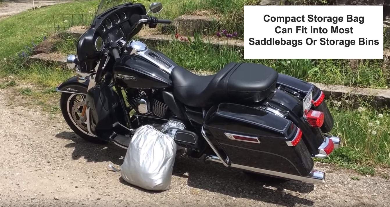 Platinum Motorcycle Cover for Wild West Gunfire - Outdoor & Indoor Use with Storage Bag - for Travel & Storage