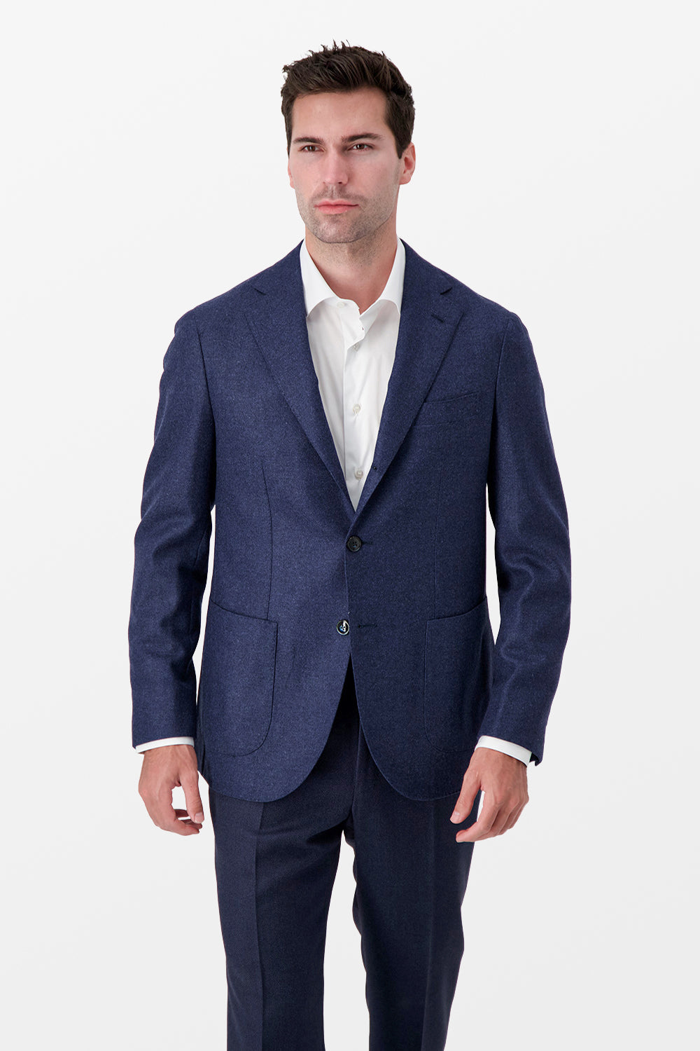 Barba Napoli Blue Jimmy Blazer for Men | Premium Slim Fit Blazer Jacket | Business & Wedding Attire | Perfect for Office, Formal Events & Special Occasions