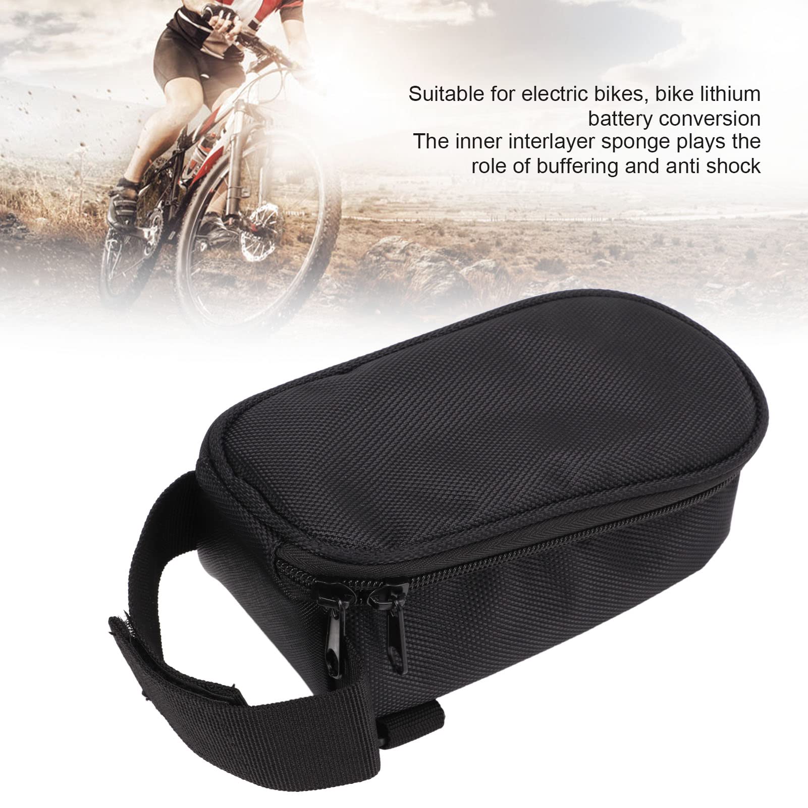 Waterproof Electric Controller Bag - Small Size Battery Conversion Case for Gaming Accessories - Perfect for Travel, Outdoor & Home Use (Black)