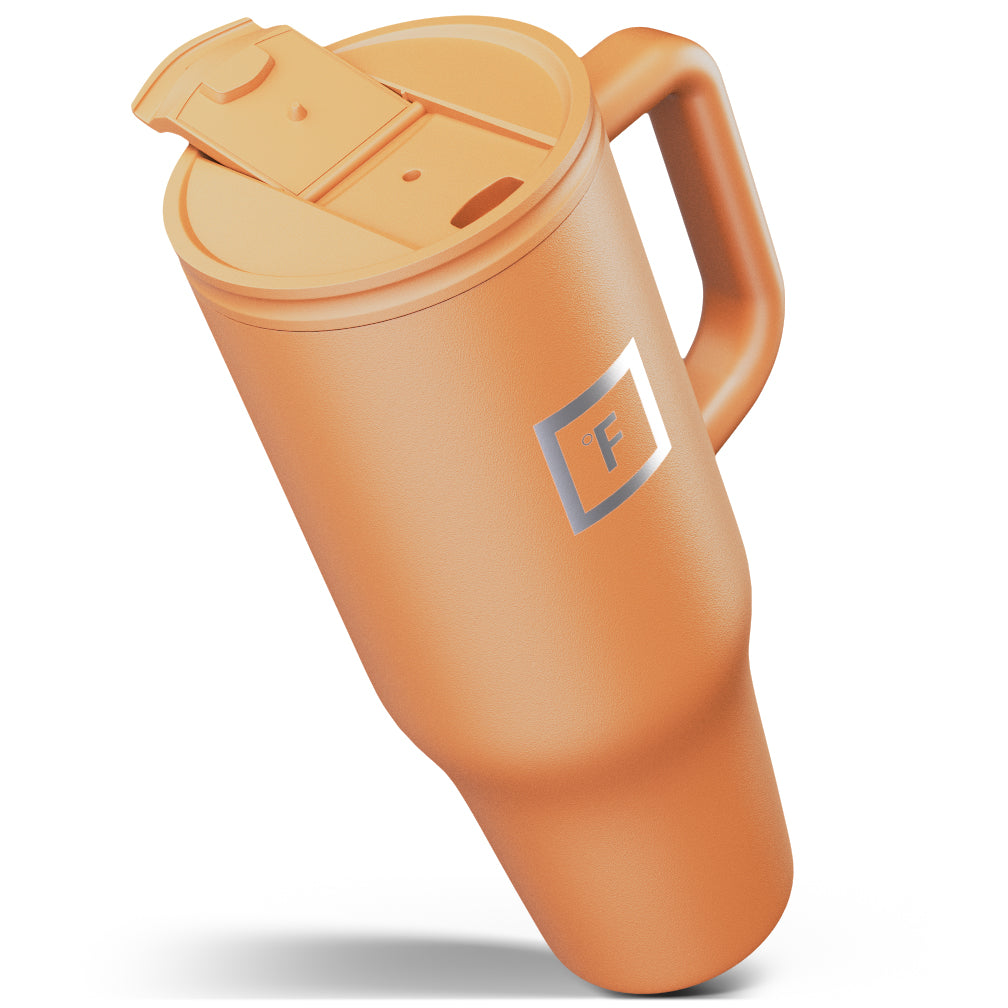40 Oz Co Pilot Tumbler - Insulated Stainless Steel Travel Mug with Lid & Straw - Keeps Drinks Hot/Cold for Hours - Perfect for Coffee, Tea, Water - Ideal for Travel, Office, Gym & Outdoor Adventures