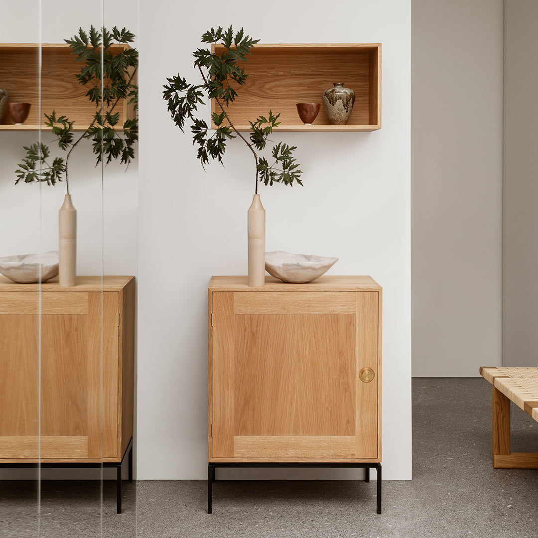 FK631115F Standing Cabinet - Modern Storage Solution for Home & Office Organization | Perfect for Living Room, Bedroom, or Office Spaces