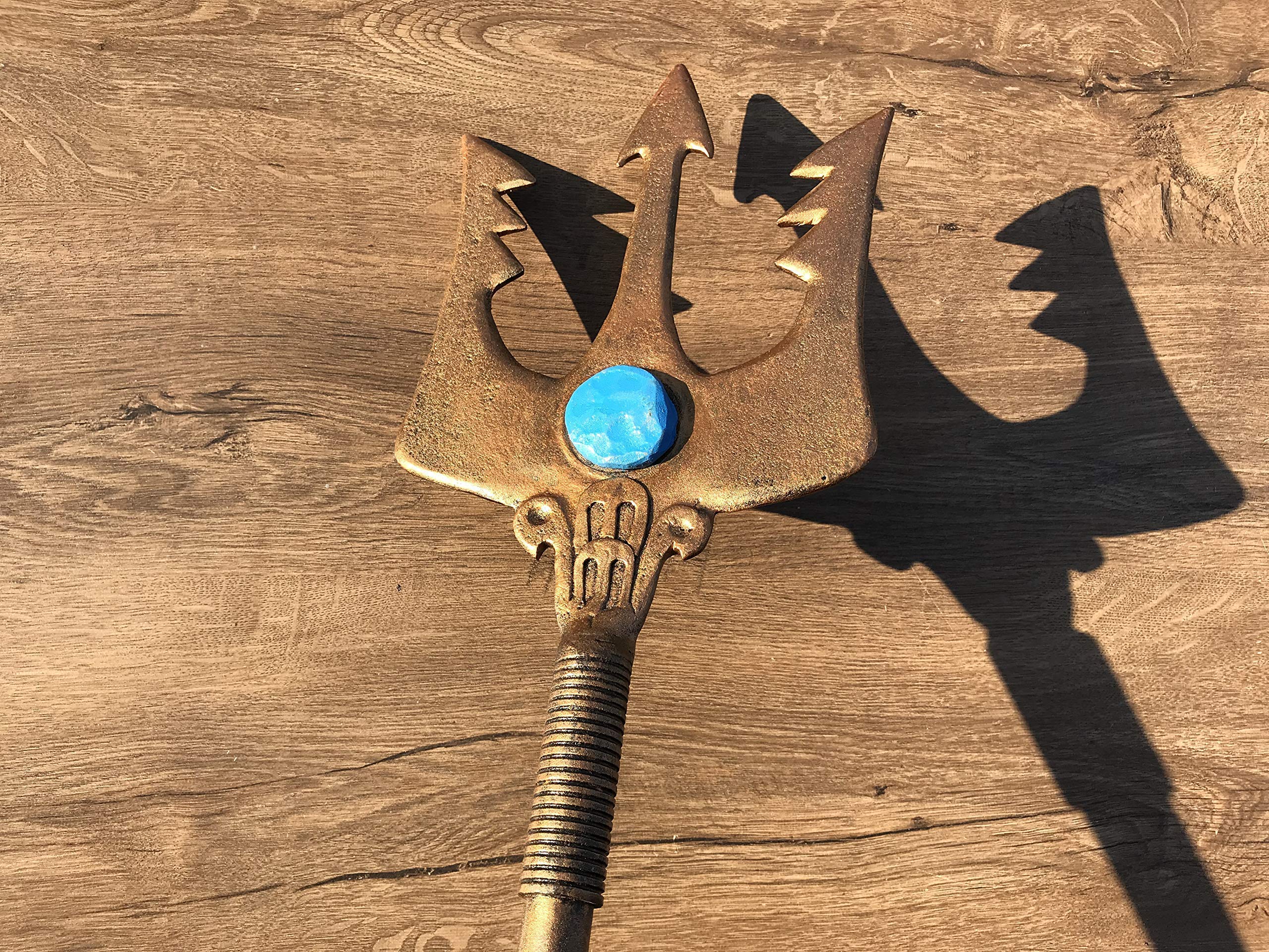 Movie Replica Decorative Trident - Perfect Mermaid & Ocean Themed Gift for Gamers & Fantasy Fans | Home Decor, Cosplay Prop, Collectible