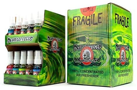 Blunteffects Air Freshener - 50 Assorted Bottles, Car & Home Air Freshener with Multiple Scents & Flavors | Perfect for Vehicles, Offices, and Small Spaces