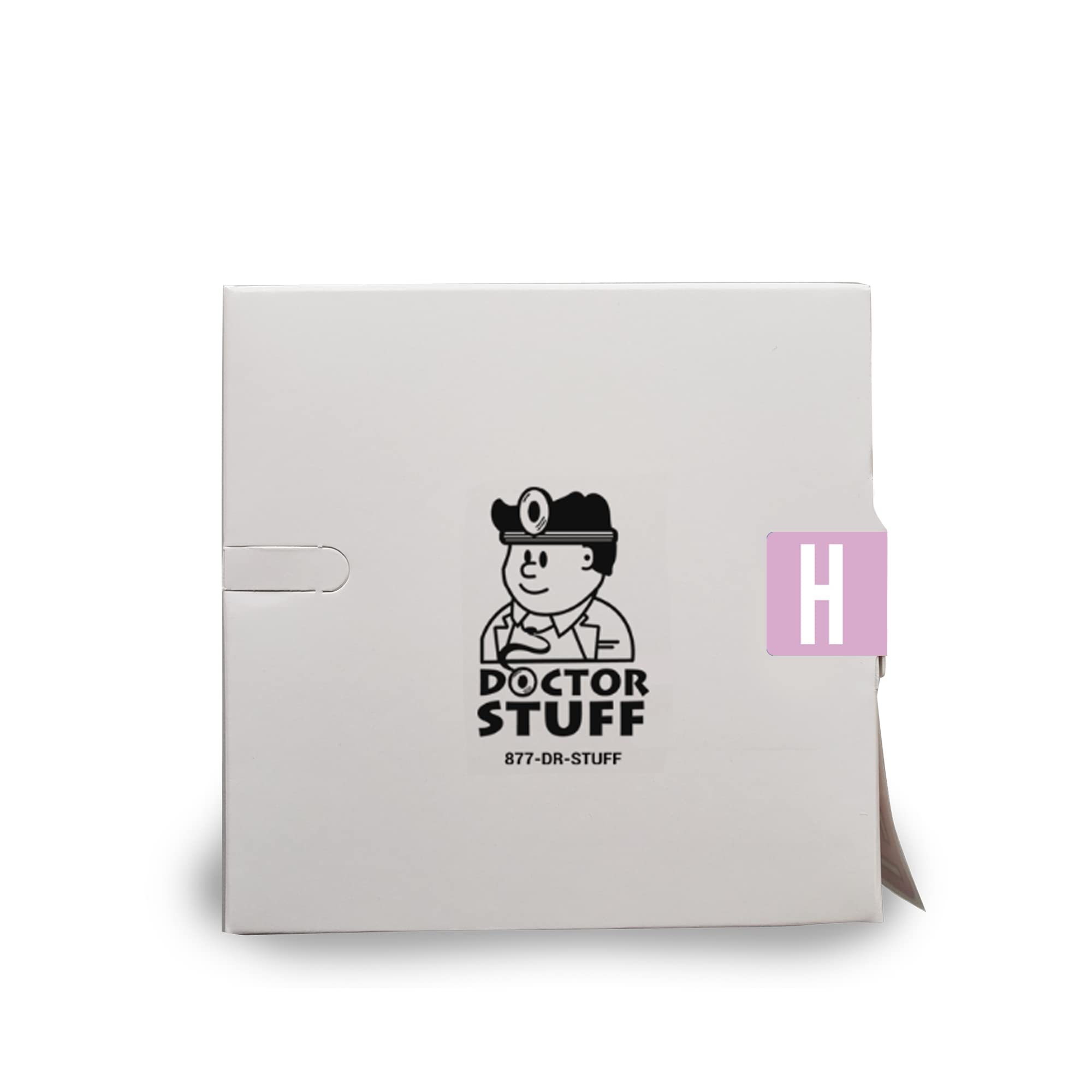 Doctor Stuff TBAV Series File Folder Labels - Alphabet Letter H, 500/Roll for Office Organization
