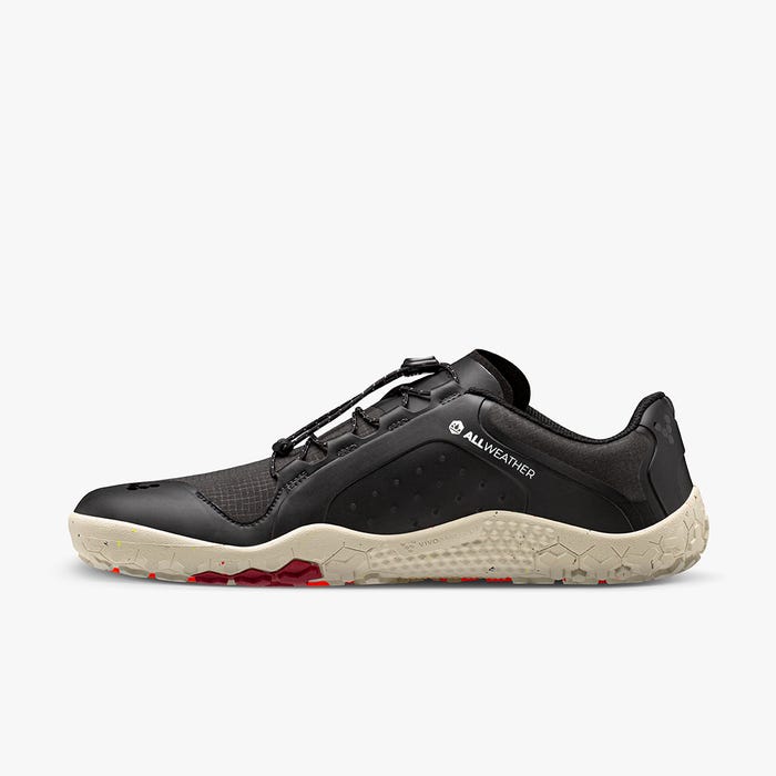 Vivobarefoot Women's Primus Trail II All Weather FG Trail Running Shoes - Obsidian Color for Hiking, Outdoor Adventures & Barefoot Fitness