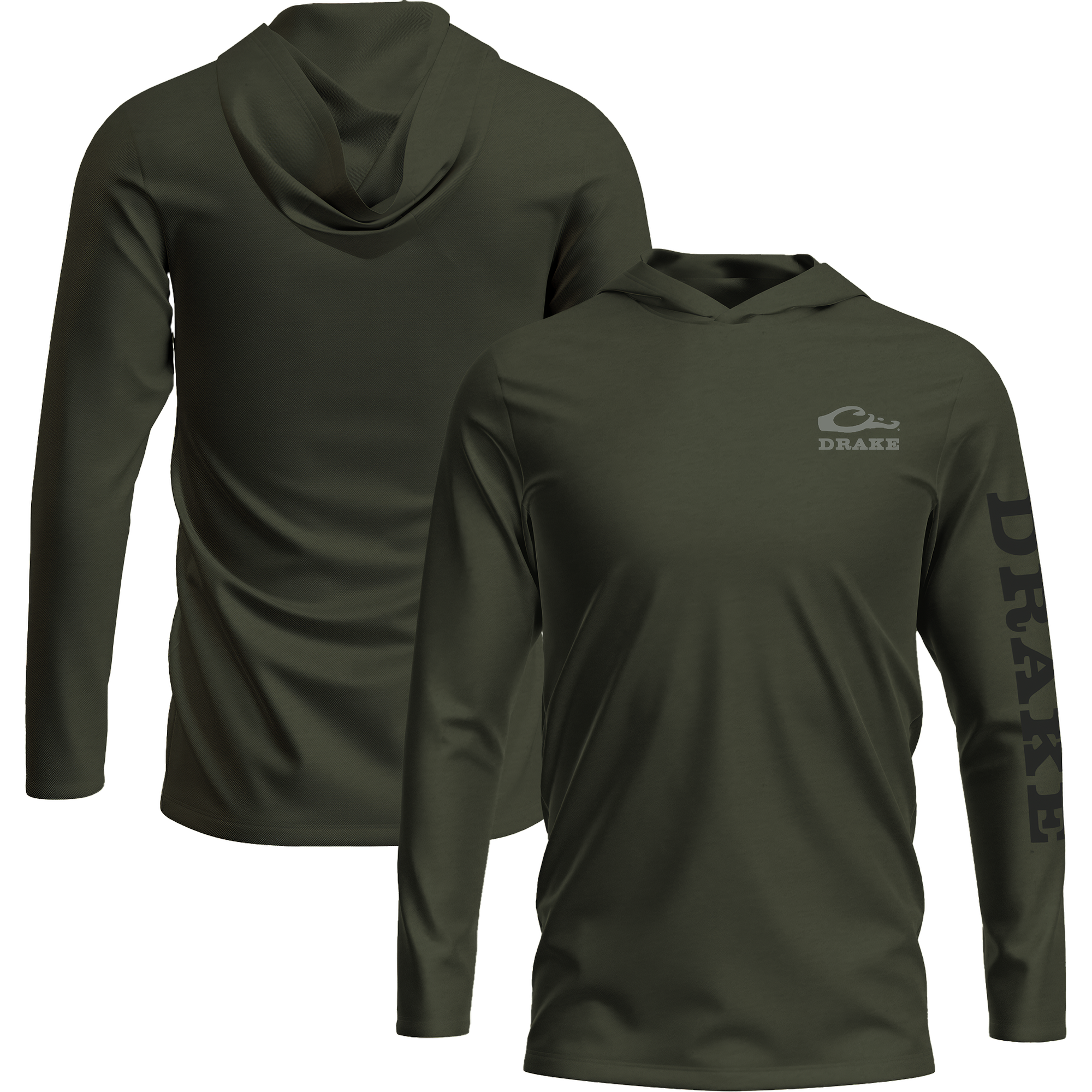 Custom Logo Long Sleeve Hoodie T-Shirt for Men & Women - Soft Cotton Pullover Sweatshirt for Branding, Team Uniforms, and Casual Wear