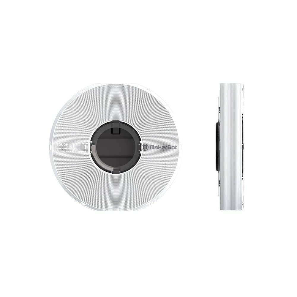 MakerBot Tough Precision PLA Filament Spool for Method 3D Printers - 1.75mm, Stone White, 0.75kg (1.65lb) | High-Strength 3D Printing Material for Prototyping, Engineering & Industrial Applications