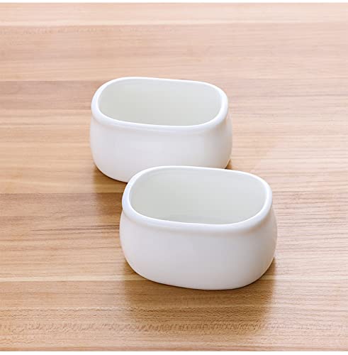 123Arts 2-Piece White Ceramic Creamer and Sugar Bowl Set - Perfect for Coffee, Tea & Breakfast Table Serving | Elegant Milk Pitcher & Sugar Jar for Home, Cafe & Restaurant Use