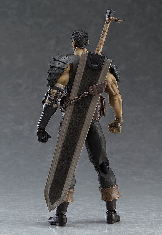 Figma #359 Guts Black Swordsman Ver. Repaint Edition - Berserk Anime Action Figure for Collectors & Display