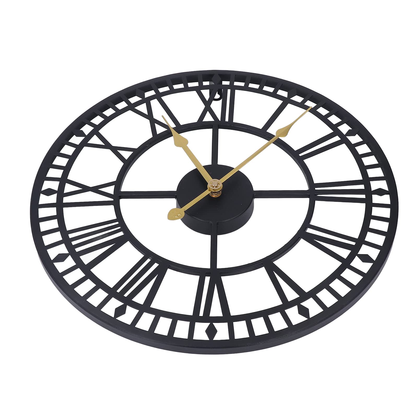 Omabeta Large Silent Wall Clock with Metal Pointers - Modern Decorative Wall Mounted Clock for Living Room, Bar, Cafe & Office - Perfect for Home, Business & Commercial Spaces