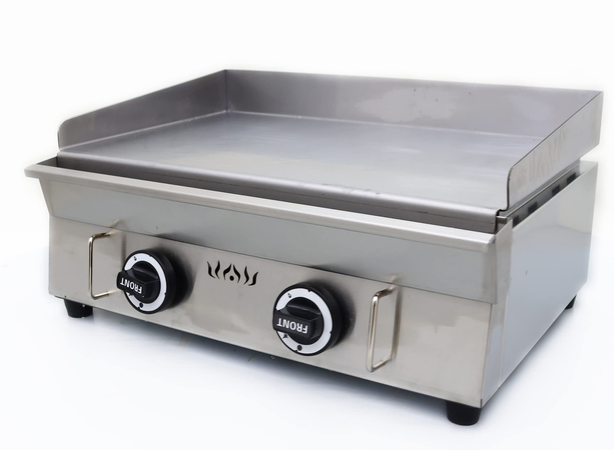 Stainless Steel LPG Gas Grill Griddle Plate 21.26